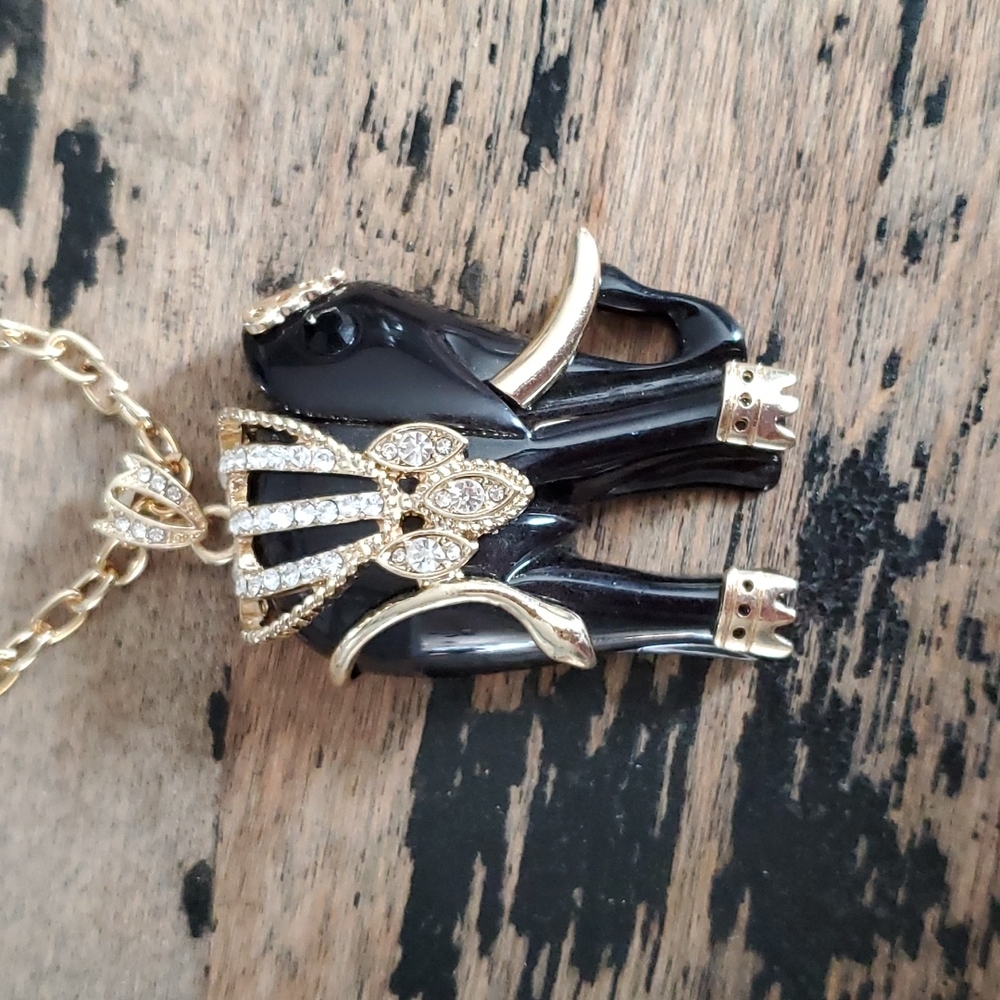 Betsey Johnson Elephant Necklace